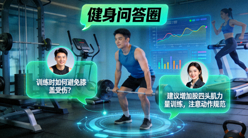 健身问答圈，运动爱好者与专家在线交流训练经验
